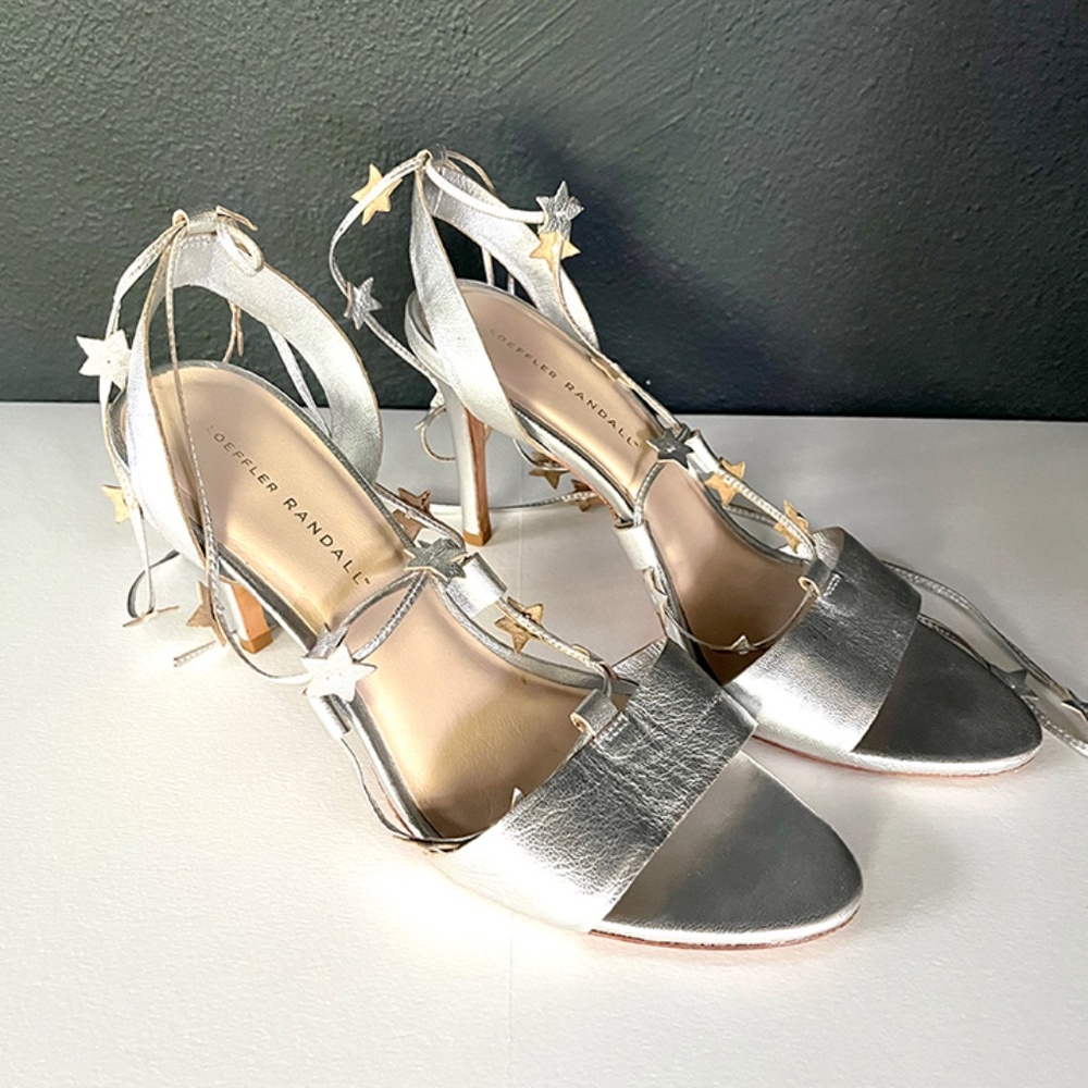 Silver Star Arielle Heels by Loeffler Randall